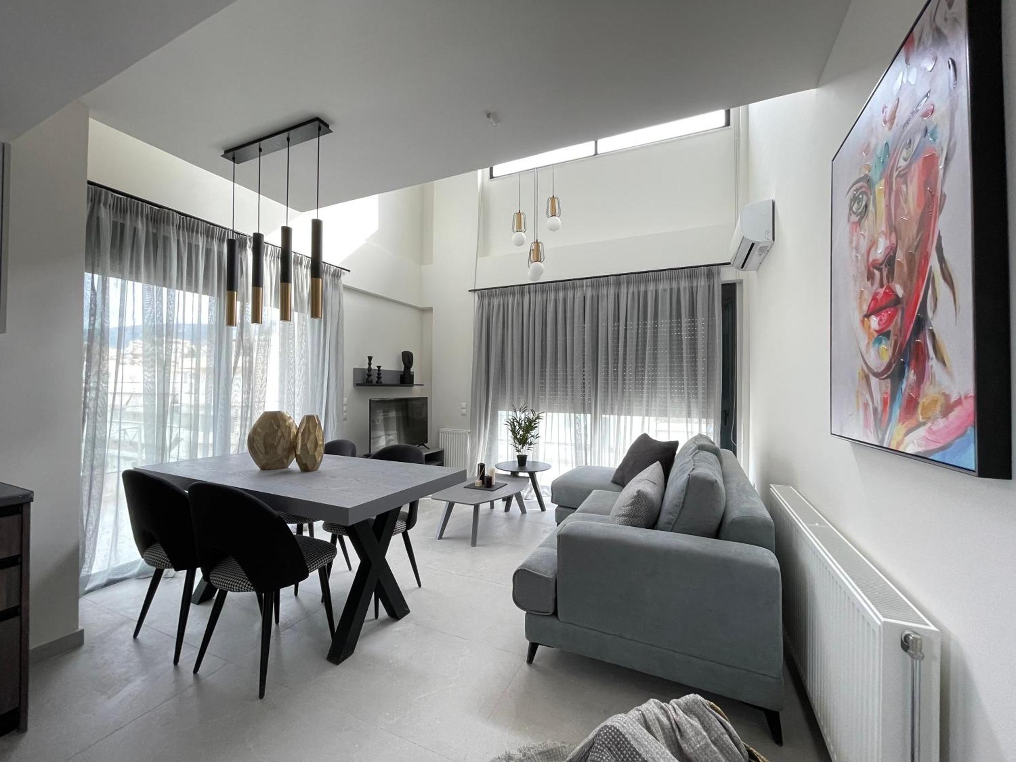 Gleaming Apartments Near Athens Metro Mall Esterno foto