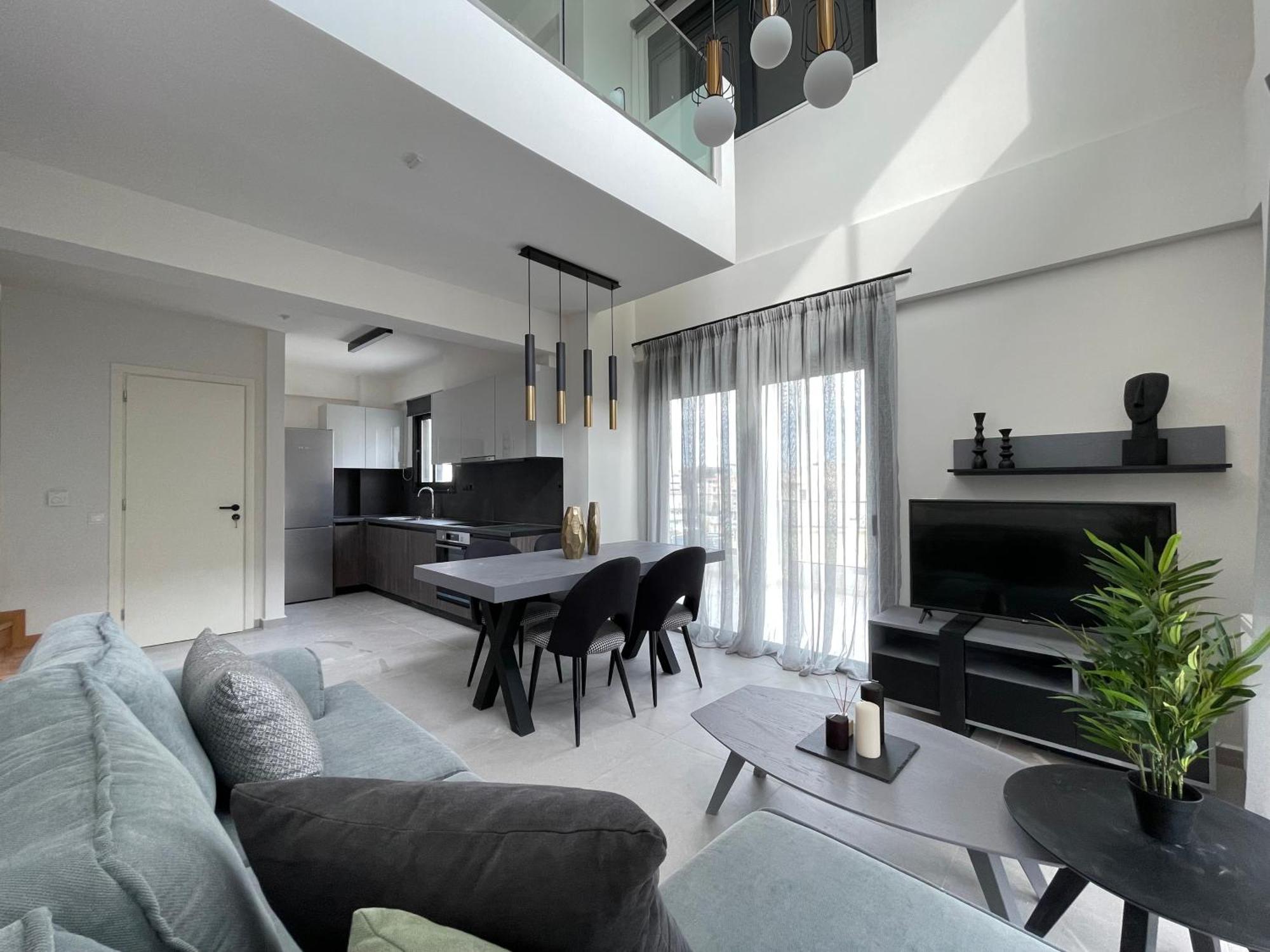 Gleaming Apartments Near Athens Metro Mall Esterno foto
