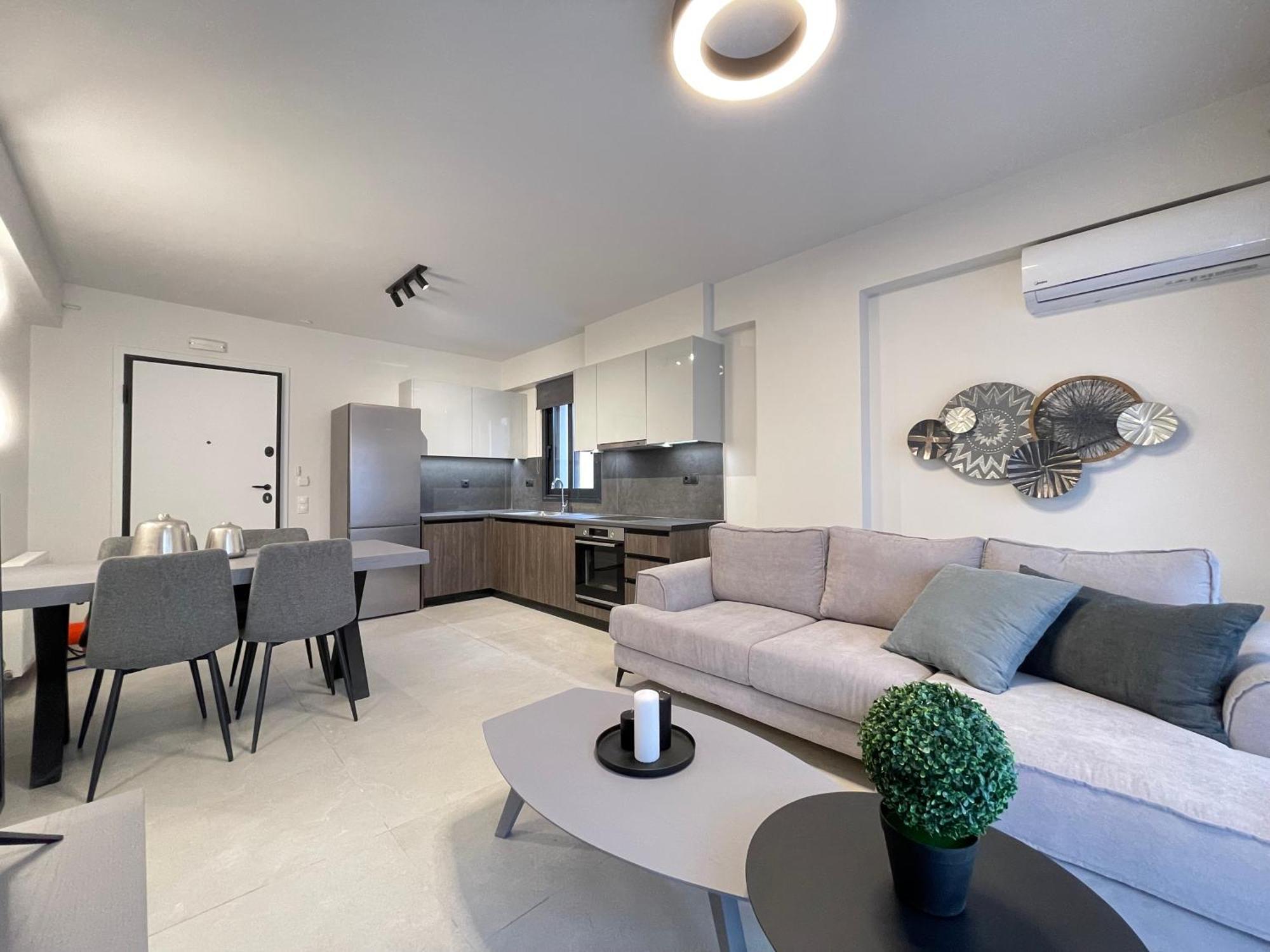 Gleaming Apartments Near Athens Metro Mall Esterno foto